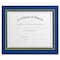 Nudell Frame, Leatherette, Plastic Face, 8-1/2"x11", 2/PK, Blue PK NUD21201 - alternate 1